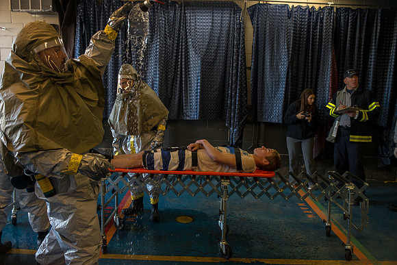 UMMC Decontamination Drill 2014