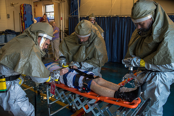 UMMC Decontamination Drill 2014