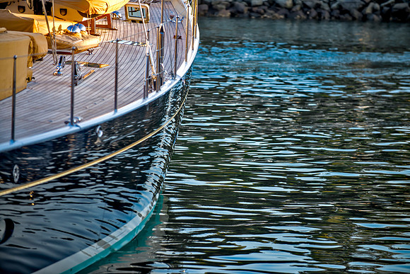 Boat in San Diego Harbor