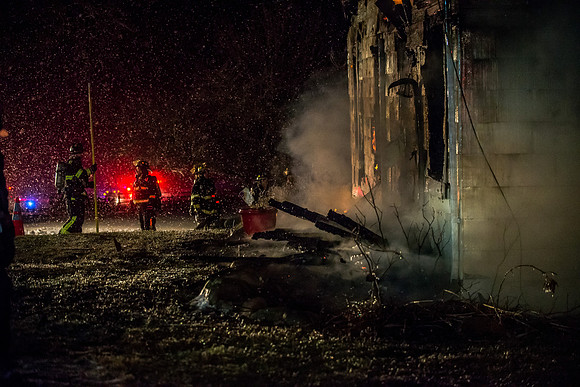 Molasses Hill Road, Bethany, Fire, Jan 3 2016