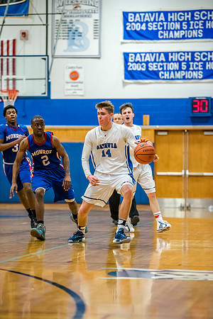 Batavia Blue Devils Beats Monroe in Section V Playoff Feb. 20 2016