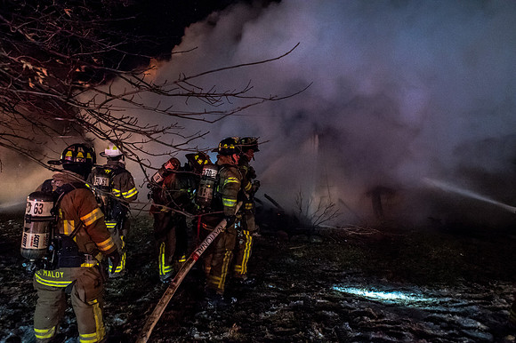 Molasses Hill Road, Bethany, Fire, Jan 3 2016