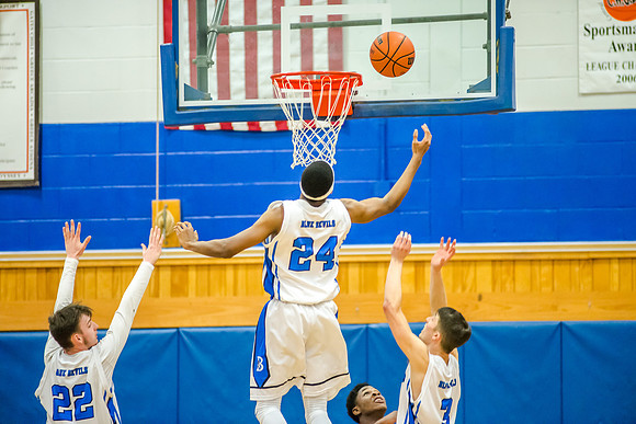 Batavia Blue Devils Beats Monroe in Section V Playoff Feb. 20 2016