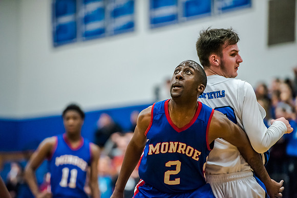 Batavia Blue Devils Beats Monroe in Section V Playoff Feb. 20 2016