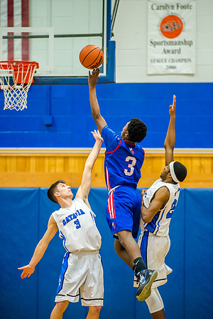 Batavia Blue Devils Beats Monroe in Section V Playoff Feb. 20 2016