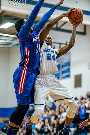 Batavia Blue Devils Beats Monroe in Section V Playoff Feb. 20 2016