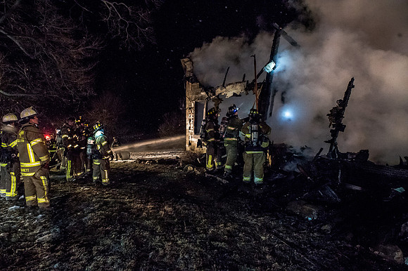 Molasses Hill Road, Bethany, Fire, Jan 3 2016