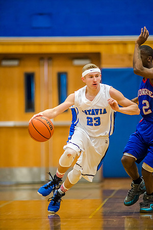 Batavia Blue Devils Beats Monroe in Section V Playoff Feb. 20 2016