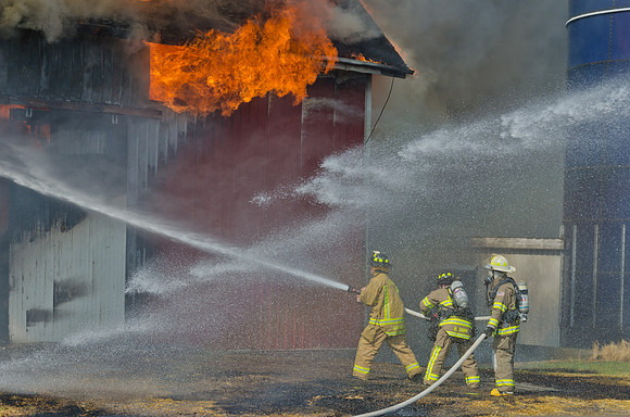 Elba Barn Fire