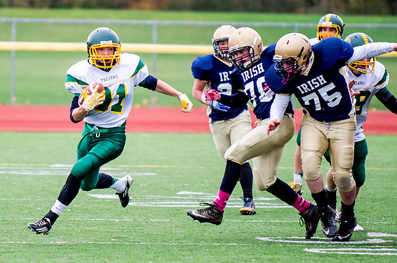 Alexander v Notre Dame Section V Playoff Oct 26 2013